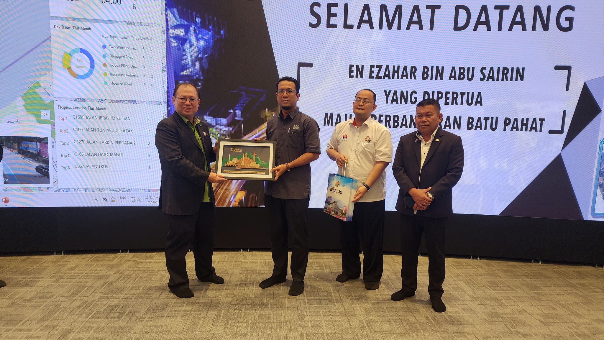 Lawatan Penanda Aras Ke Johor Bahru Integrated Operations Control Centre (JBIOCC) MBJB
